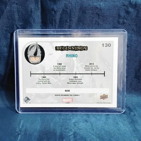5/$20 Mint 2023 UD Rhino Marvel Beginnings Vol. 2 Series 2 Card 130!! - Picture 2 of 2